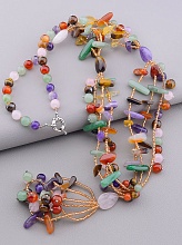 картинка Бусы Самоцветы 62 см от магазина Wolves