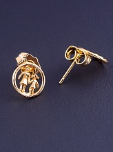 картинка Серьги 'XUPING' (позолота 18к) от магазина Wolves