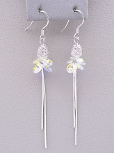 картинка Серьги 'Saiya' Сrystal (Серебро) от магазина Wolves