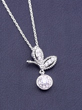 картинка Подвеска 'Big Dipper' Фианит 40 см (родий) от магазина Wolves