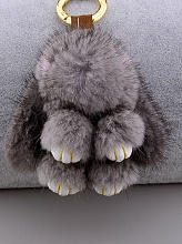 картинка Брелок Норка Мех натуральный от магазина Wolves