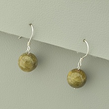 картинка Серьги 'SUNSTONES' Турмалин Серебро(925) от магазина Wolves