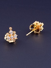 картинка Серьги 'XUPING' Фианит (позолота 18к) от магазина Wolves