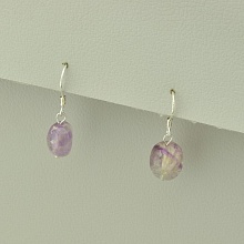 картинка Серьги 'SUNSTONES' Флюорит Серебро(925) от магазина Wolves