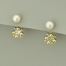 картинка Серьги 'XUPING' Майорка (позолота 18к (лимонная)) от магазина Wolves