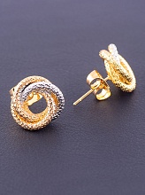 картинка Серьги 'XUPING'  (позолота-родий) от магазина Wolves