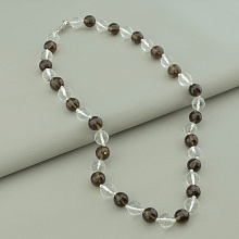 картинка Бусы Горный хрусталь Раухтопаз 47 см от магазина Wolves