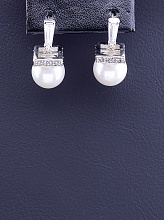 картинка Серьги 'XUPING' Майорка (родий) от магазина Wolves