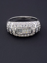 картинка Кольцо 'XUPING' Фианит  (родий) от магазина Wolves