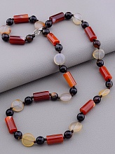 картинка Бусы 'SUNSTONES' Сердолик 57 см от магазина Wolves