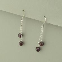 картинка Серьги Гранат от магазина Wolves