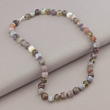 картинка Бусы 'SUNSTONES' Агат Чешский хрусталь 48 см от магазина Wolves