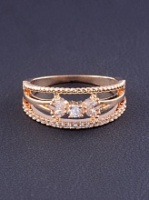 картинка Кольцо 'Big Dipper' Фианит (позолота 18к) от магазина Wolves