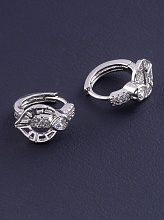 картинка Серьги 'XUPING' Фианит (родий) от магазина Wolves