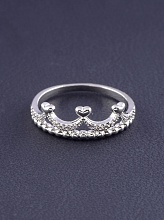 картинка Кольцо 'Big Dipper' Фианит (родий) от магазина Wolves