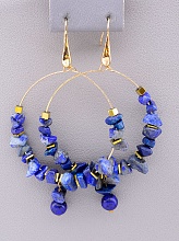 картинка Серьги 'Stainless Steel' Содалит от магазина Wolves