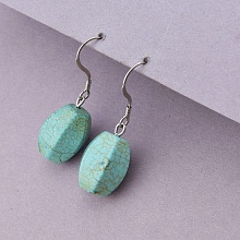 картинка Серьги 'SUNSTONES' Бирюза от магазина Wolves