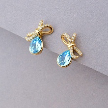 картинка Серьги 'XUPING' Swarovski (позолота 18к) от магазина Wolves