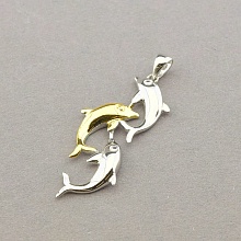 картинка Кулон Серебро(925) 34х12мм от магазина Wolves