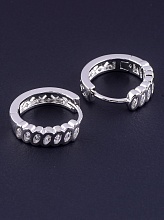 картинка Серьги 'XUPING' Фианит (родий) от магазина Wolves