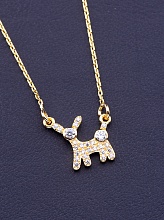 картинка Подвеска 'XUPING' Фианит 42 см (позолота 18к) от магазина Wolves