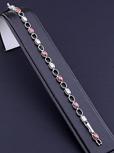 картинка Браслет 'XUPING' Фианит 17 см (родий) от магазина Wolves