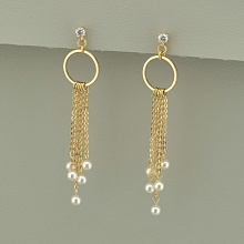 картинка Серьги 'XUPING' Фианит (позолота 18к) от магазина Wolves