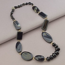 картинка Бусы Агат Чешский хрусталь 67 см от магазина Wolves