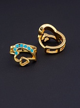 картинка Серьги 'XUPING' Эмаль (позолота 18к) от магазина Wolves