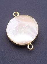 картинка Коннектор Перламутр 18x18мм от магазина Wolves