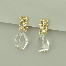 картинка Серьги Горный хрусталь от магазина Wolves