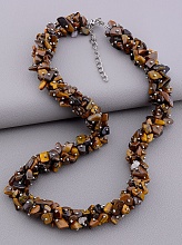 картинка Бусы Тигровый глаз 47 см от магазина Wolves