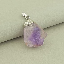 картинка Кулон Аметист 35х25мм от магазина Wolves