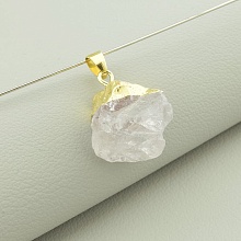 картинка Кулон Горный хрусталь 20x17мм от магазина Wolves