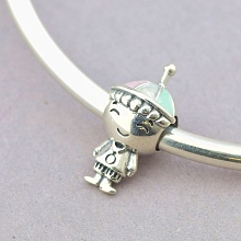 картинка Шарм 'Pandora style' Эмаль Серебро(925) от магазина Wolves