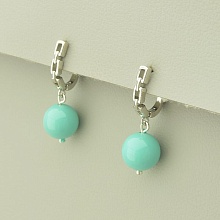 картинка Серьги 'SUNSTONES' Майорка (родий) от магазина Wolves