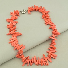 картинка Бусы 'SUNSTONES' Коралл 47 см от магазина Wolves