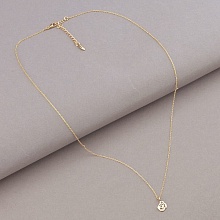 картинка Подвеска 'XUPING' Фианит 46 см (позолота 18к (розовая)) от магазина Wolves