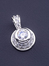 картинка Кулон 'XUPING' Фианит  (родий) от магазина Wolves