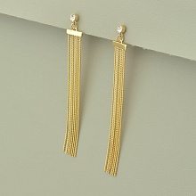 картинка Серьги 'XUPING' Фианит (позолота 18к) от магазина Wolves