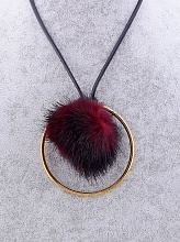 картинка Подвеска Мех натуральный 80 см от магазина Wolves