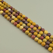 картинка Нитка Яшма 38 см 10 мм (Без замка) от магазина Wolves