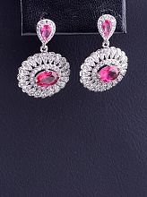 картинка Серьги 'XUPING' Фианит (родий) от магазина Wolves