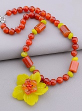 картинка Бусы Сердолик 50 см от магазина Wolves