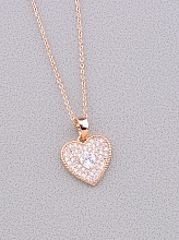 картинка Подвеска 'Saiya' Фианит 41 см (позолота 18к) от магазина Wolves