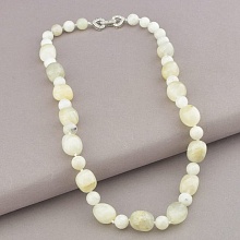 картинка Бусы 'SUNSTONES' Лунный камень 50 см от магазина Wolves