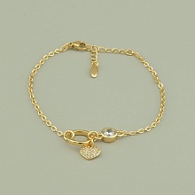 картинка Браслет 'XUPING' Фианит 17 см (позолота 18к) от магазина Wolves