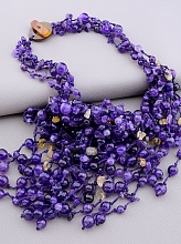 картинка Бусы Аметист Цитрин 45 см от магазина Wolves