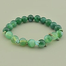 картинка Браслет 'SUNSTONES' Агат Бирюза 16 см от магазина Wolves