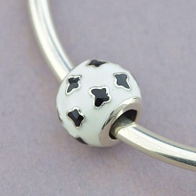 картинка Шарм 'Pandora style' Эмаль Серебро(925) от магазина Wolves